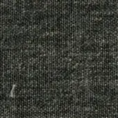 Charcoal gray woven fabric sample displaying a dense, irregular texture with subtle tonal variations and light gray flecks throughout.